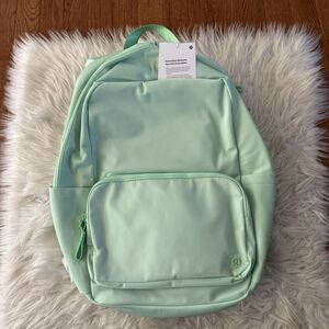 Lululemon Everywhere Backpack 22L Citra Lime/Ocean Air Pastel Green College NWT